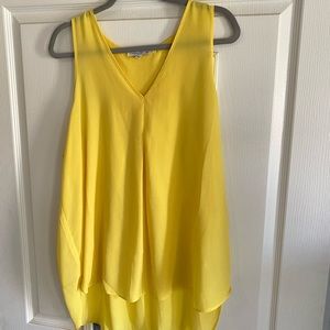 Rose & Olive yellow blouse. Size XL NWOT